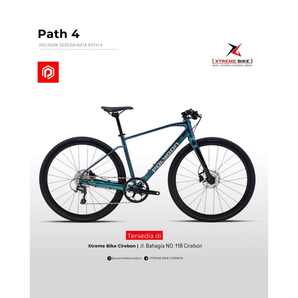 Sepeda Hybrid - Touring 700c Polygon Path 4