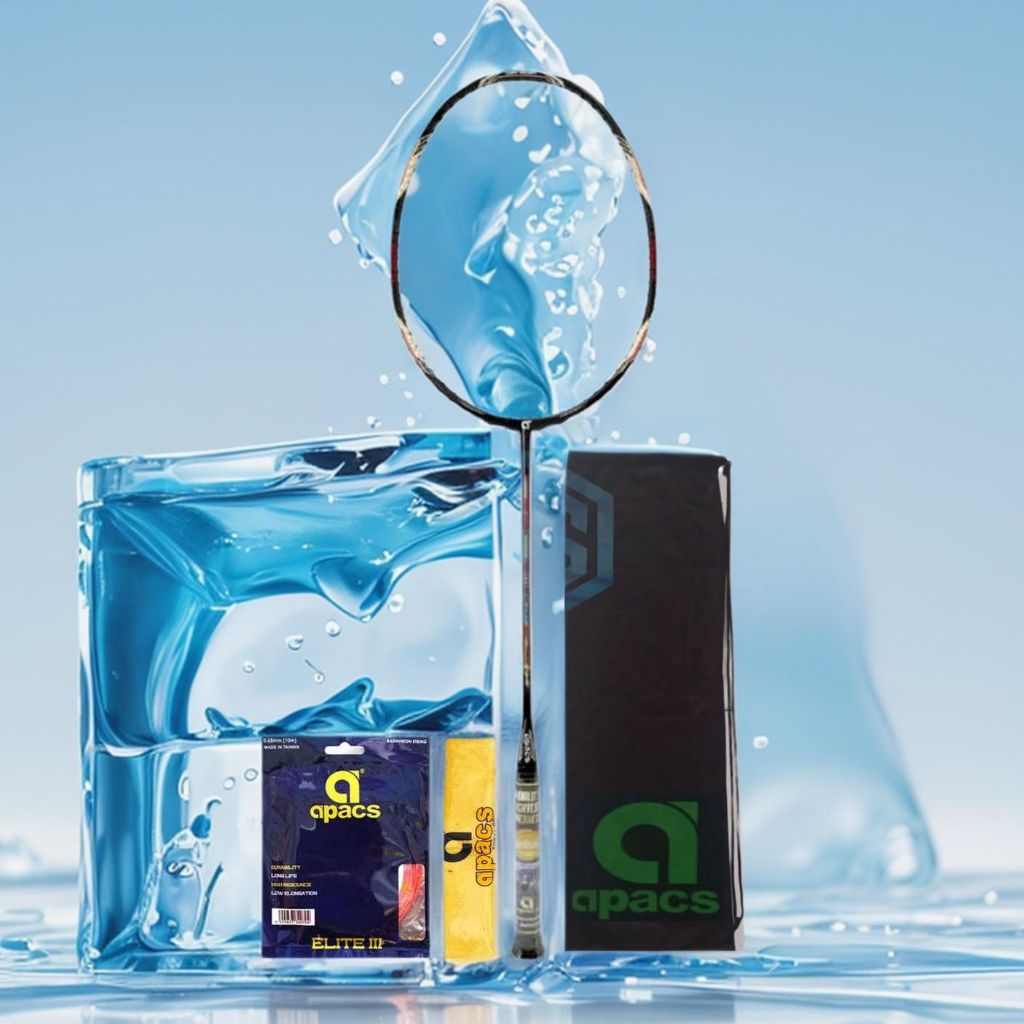 Raket Badminton Apacs Feather Weight WT 75 Bonus Komplit Apacs Feather Weight WT 75