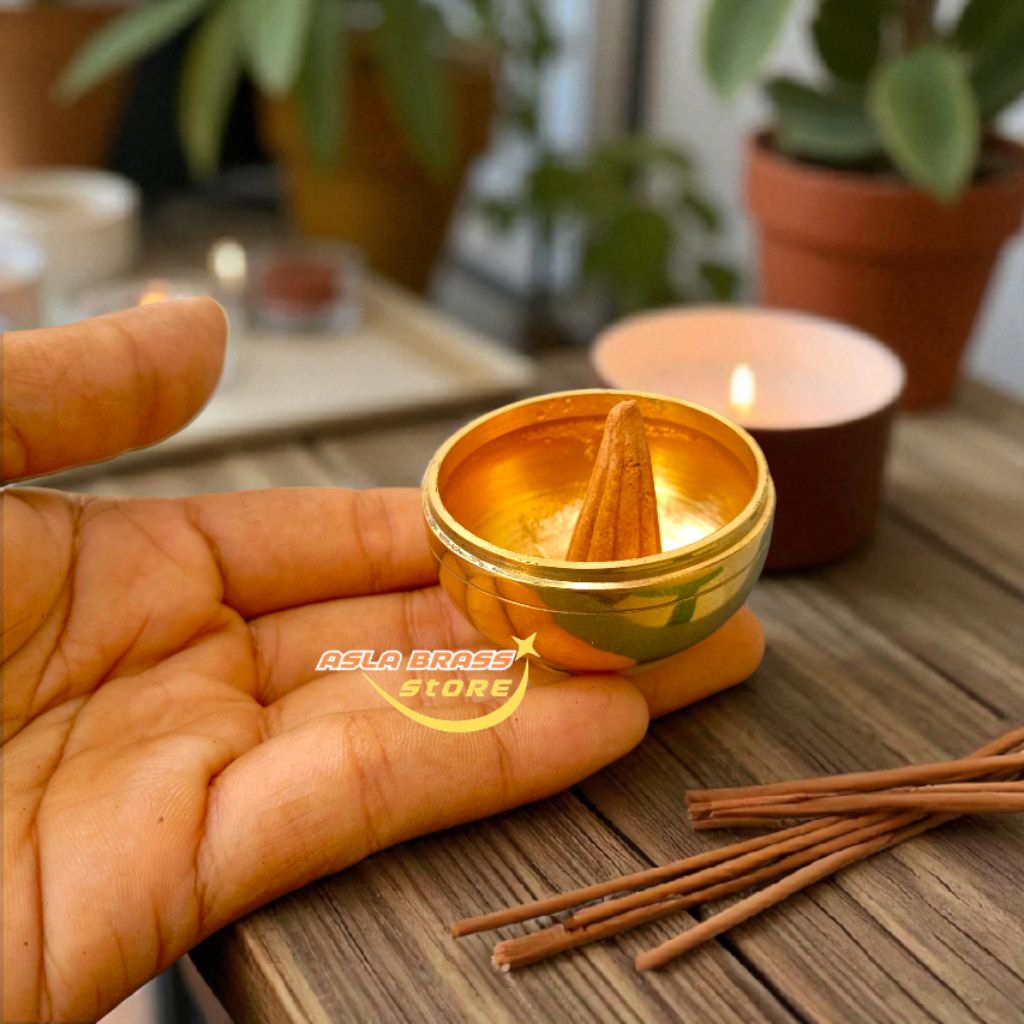 Tempat Bakar Dupa Full Kuningan Solid  Hio Bakar Dupa Hio Jepang Bukhur Arab Tatakan Pembakar Dupa