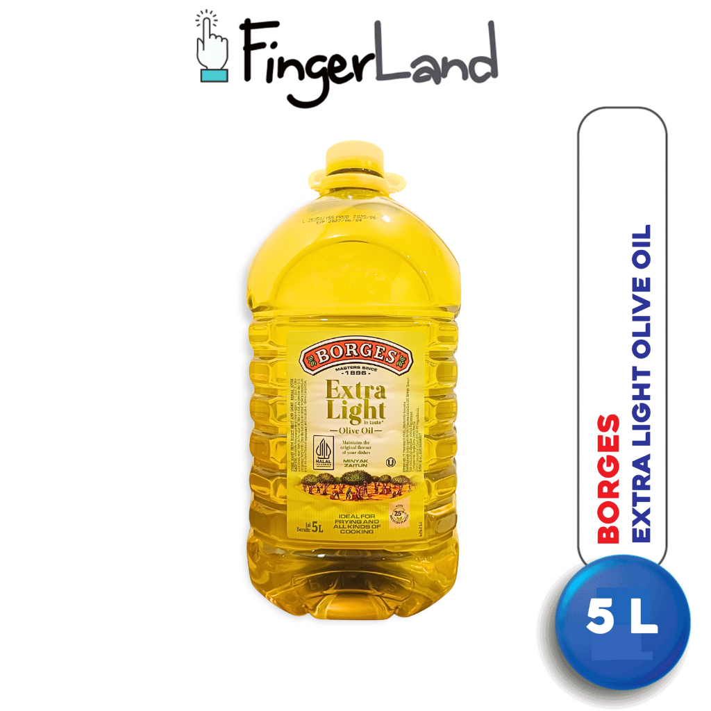 BORGES Extra Light Olive Oil 5 Liter Minyak Zaitun