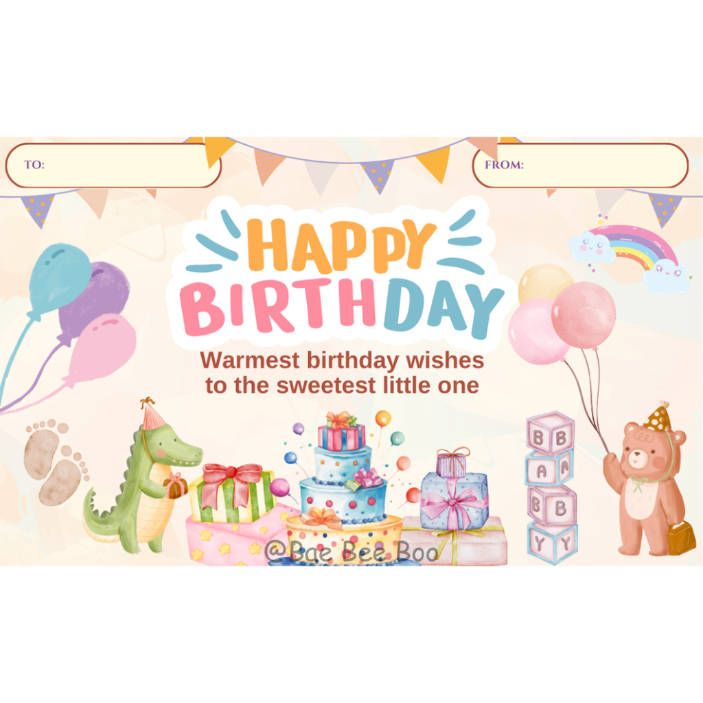 

Extra Packing Kertas Kado dan Kartu Ucapan Ulang Tahun atau New Born Bayi