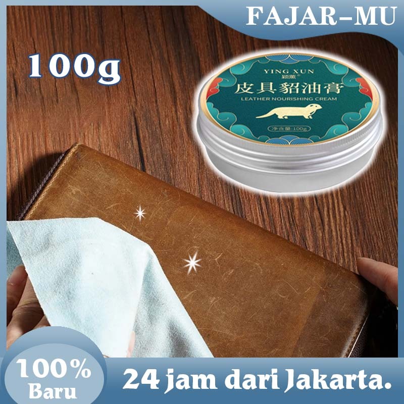 100g Balsem Kulit Tas/Sepatu / Perawatan Tas Kulit Asli / Semir Tas Kulit Asli