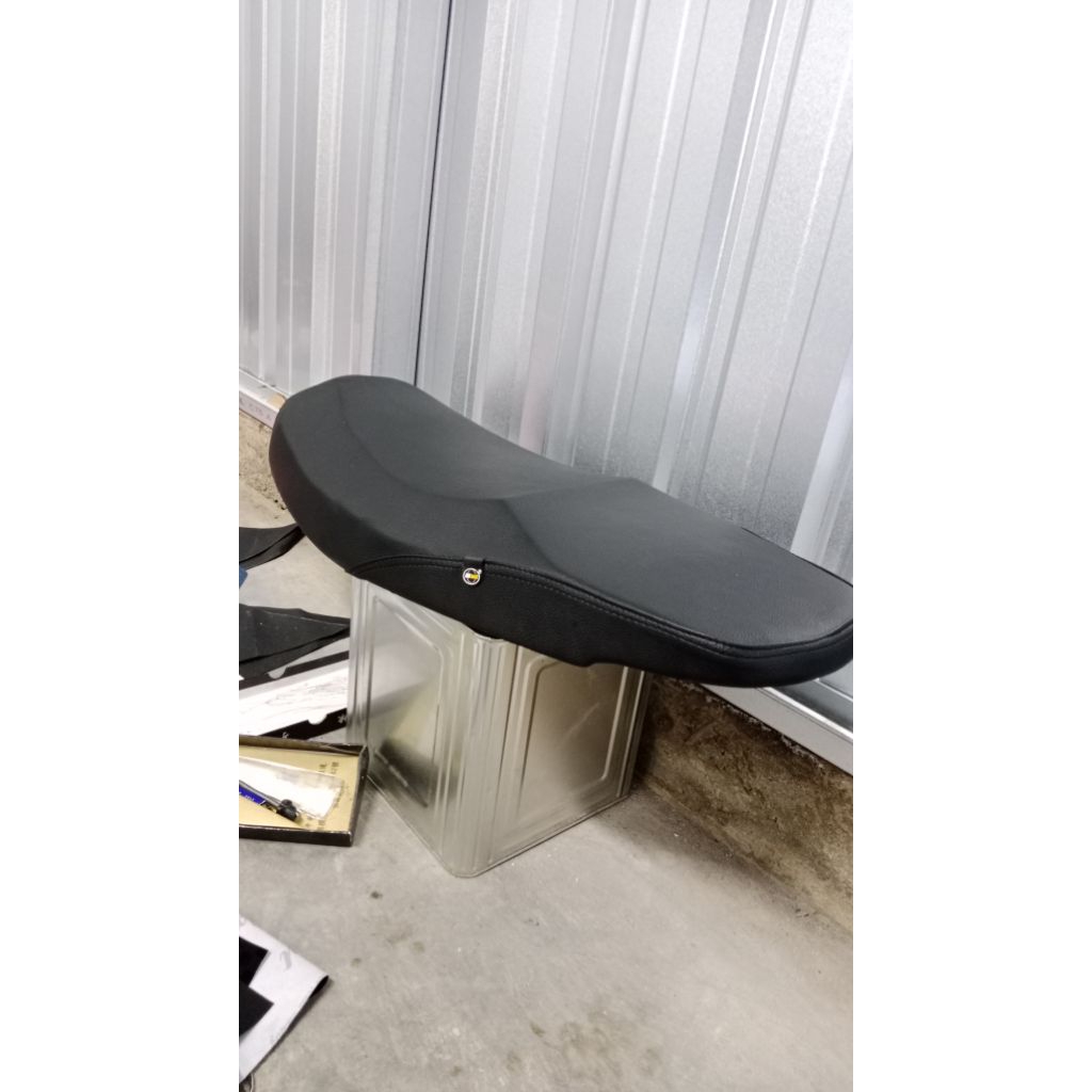 Jok Supra X 125 Fi Doubelseat Kulit Full Mbtech _ Jok Supra X 125 Fi