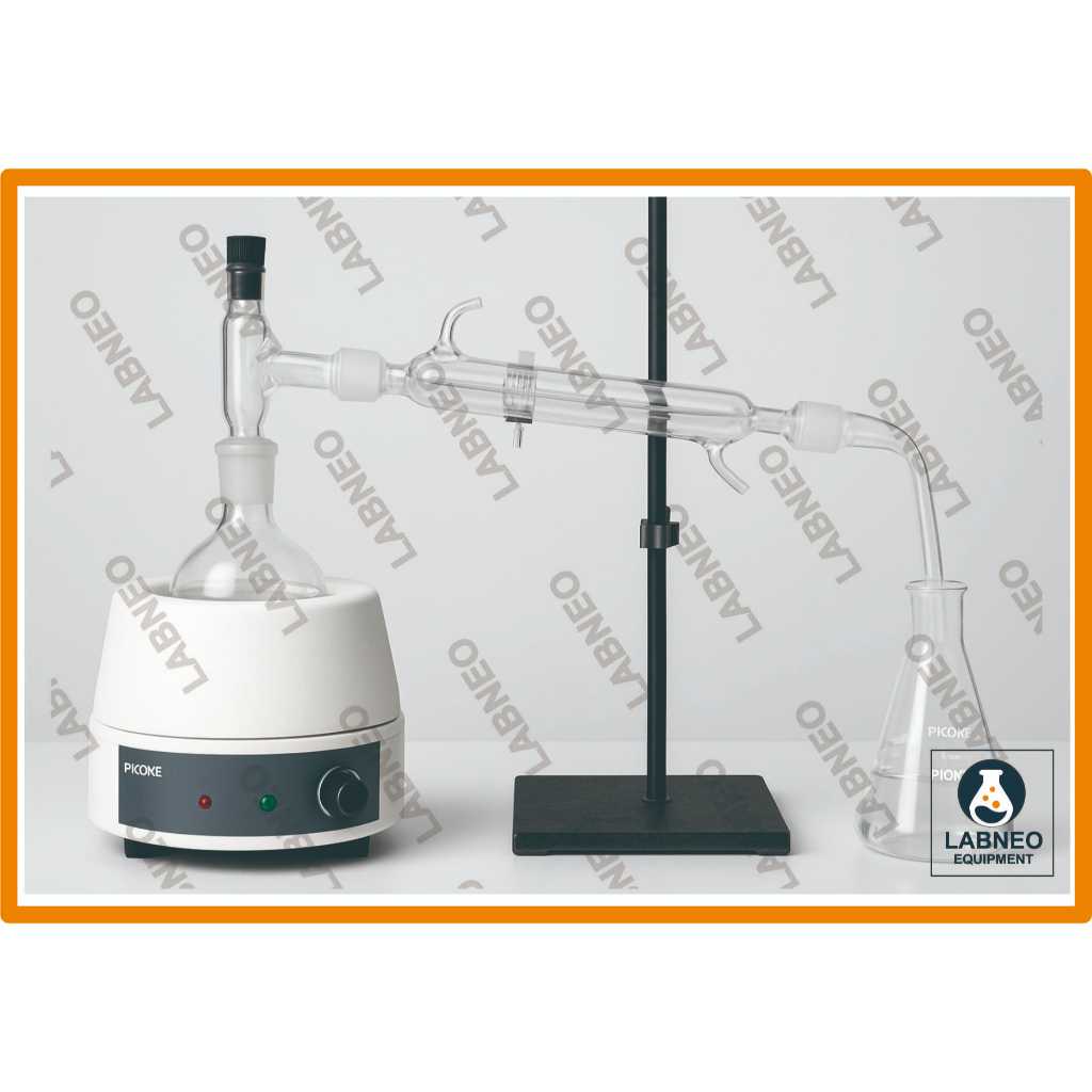 DESTILASI SET DENGAN HEATING MANTLE