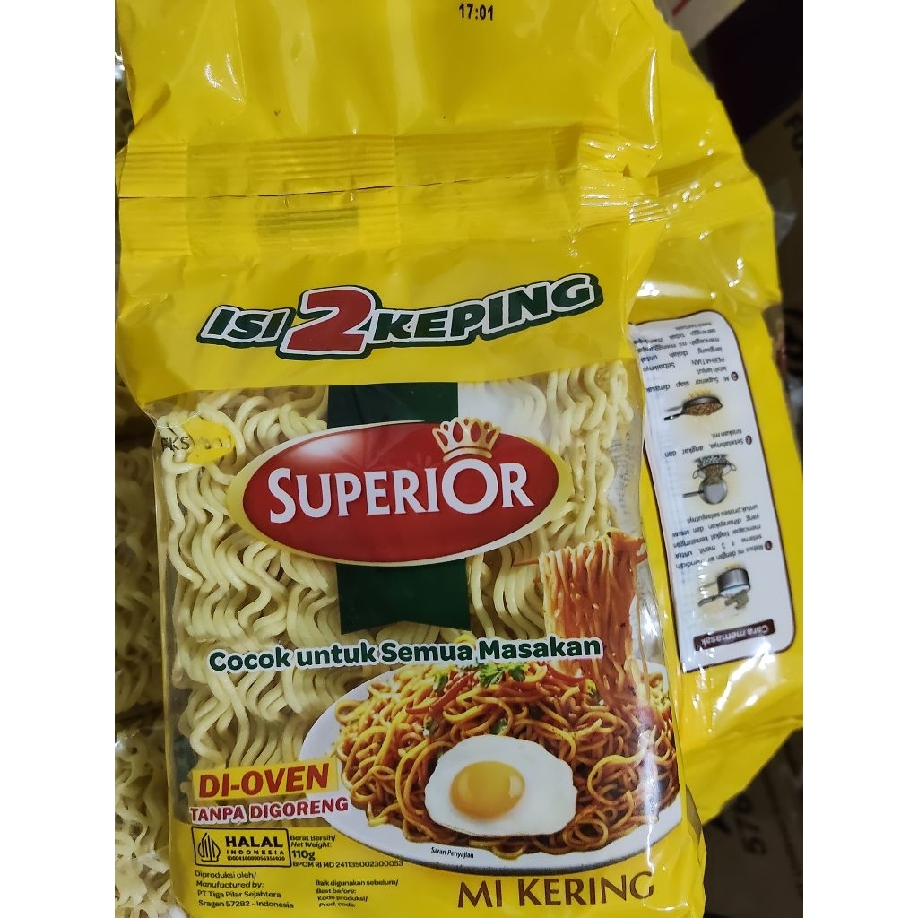 Mie Kering Superior 110gr isi 2 keping