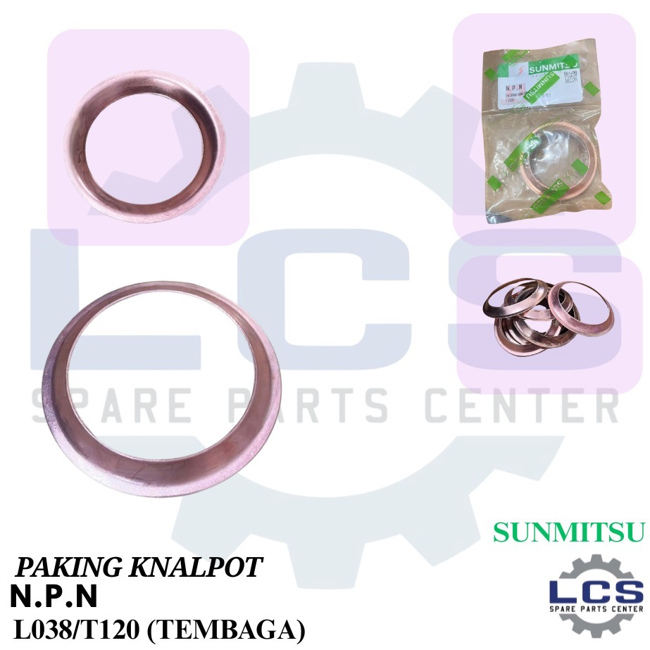 PAKING KNALPOT MITSUBISHI L300 L038/T120 (TEMBAGA) N.P.N