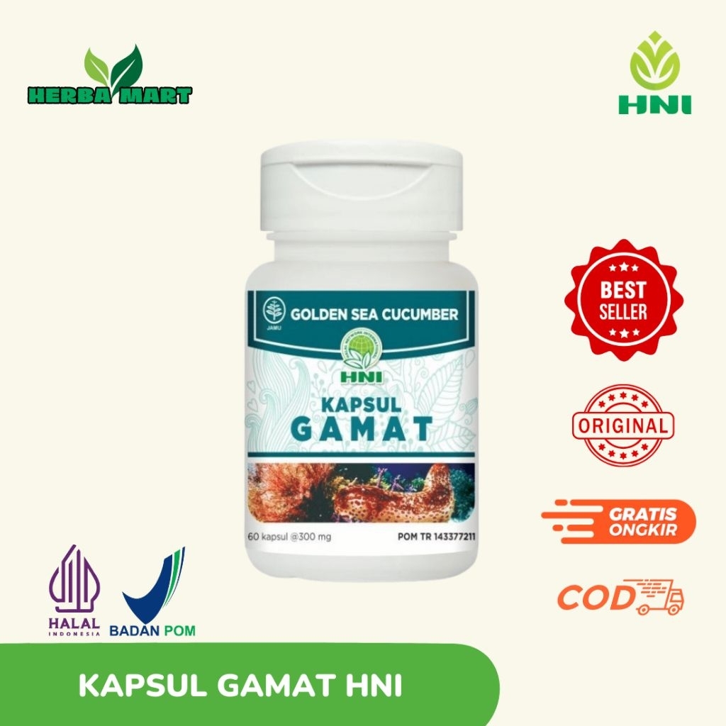 GAMAT KAPSUL HNI HPAI/ ORIGINAL /nyeri sendi