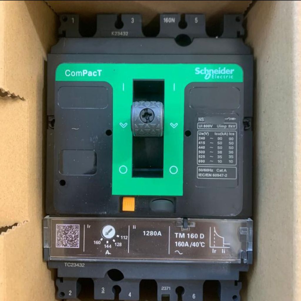 MCCB 3P NSX100F 16A 36KA SCHNEIDER ORIGINAL