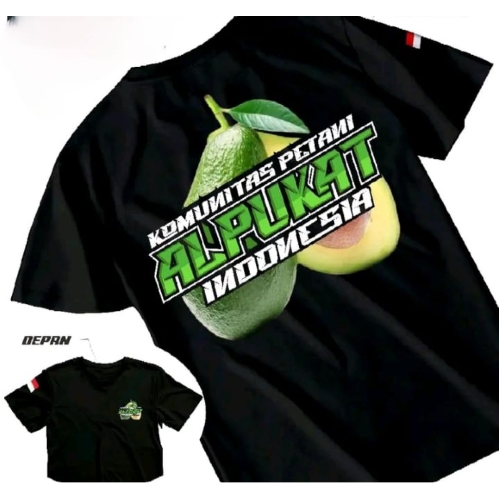 KAOS KOMUNITAS PETANI ALPUKAT INDONESIA Baju Pria Wanita Komunitas Petani muda