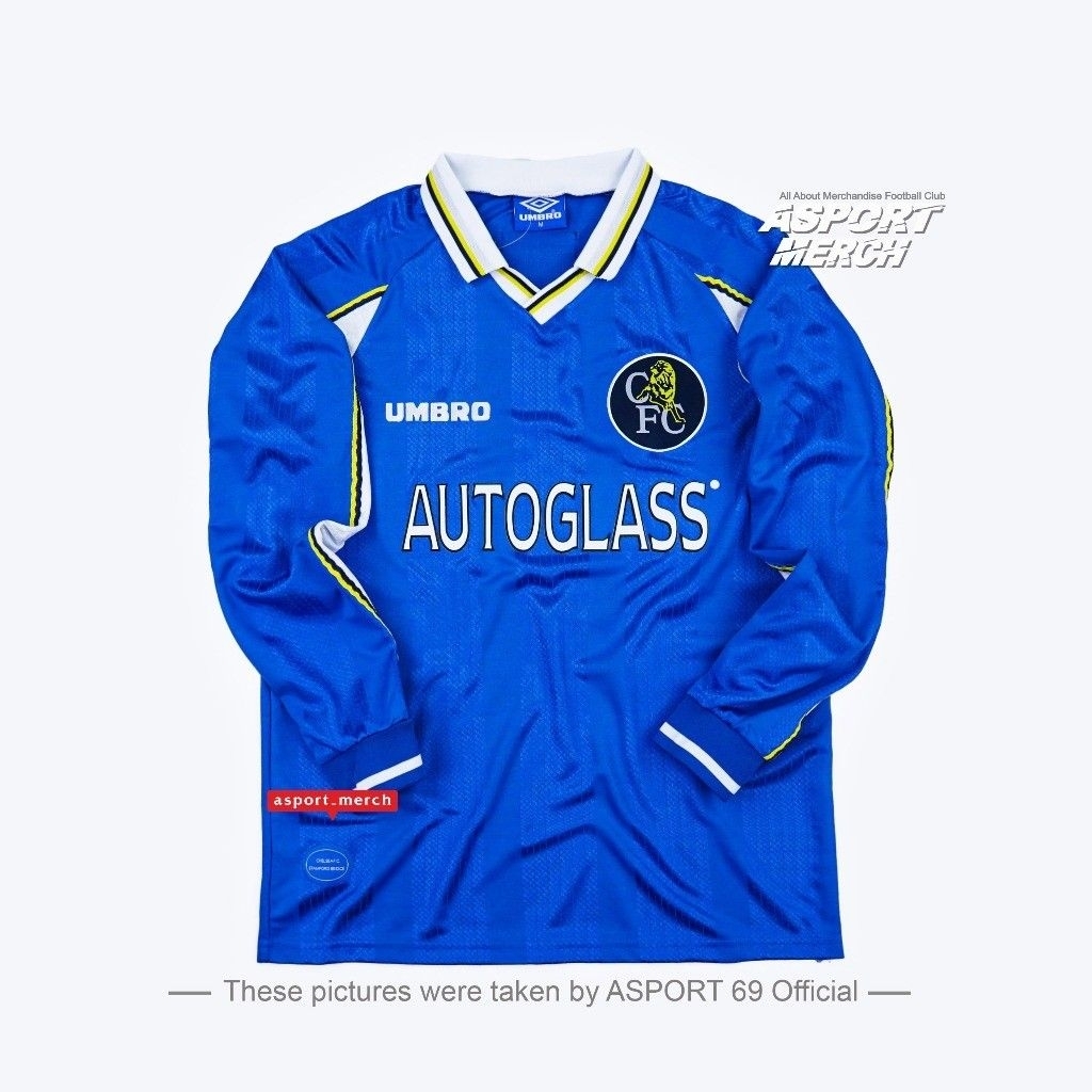 JERSEY RETRO CHELSEA HOME 1997 1998 LONG SLEEVE