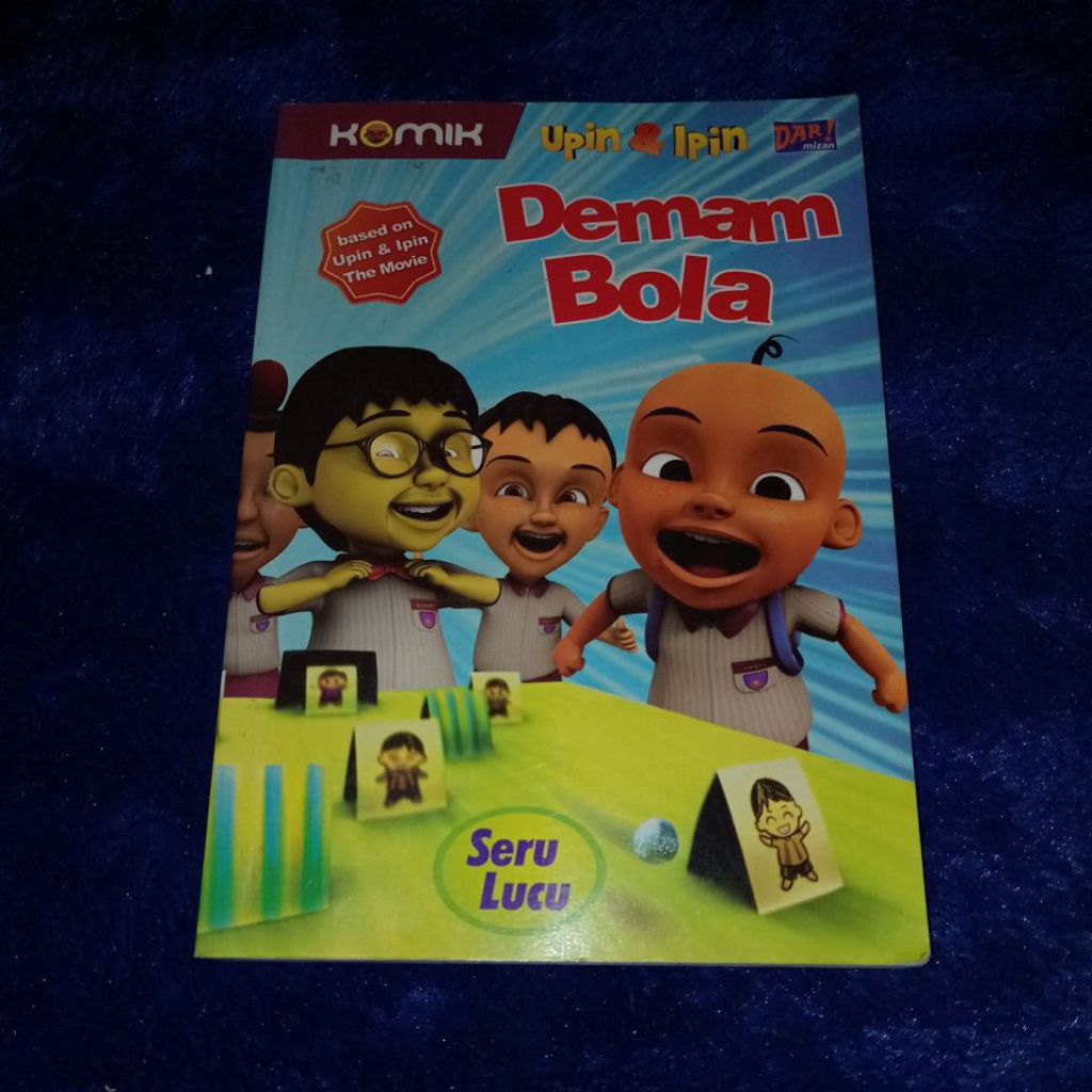 komik upin & ipin demam bola