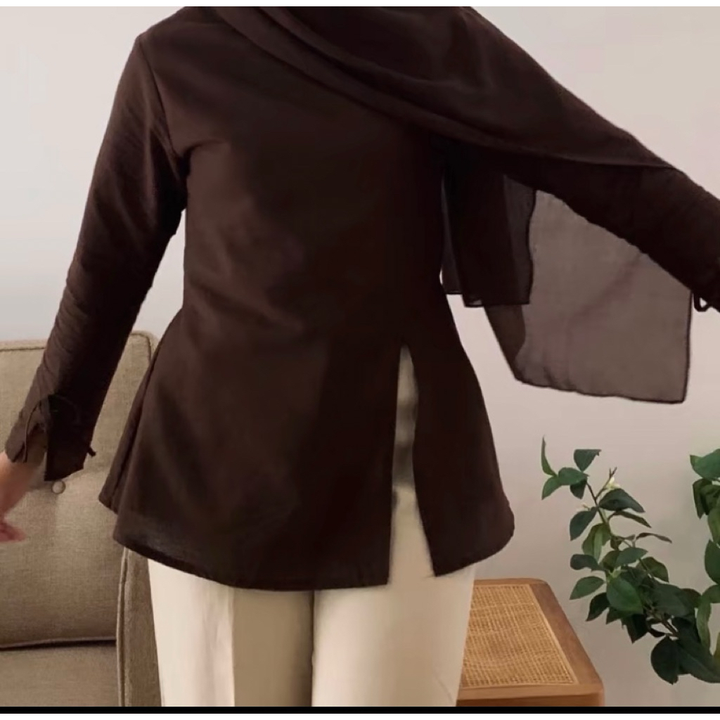 ODELIA BLOUSE/Atasan blouse kemeja wanita muslimah/Blouseterbaru/