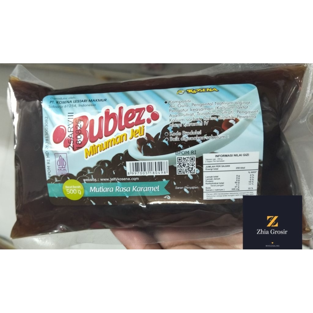 

Jelly bubble rasa karamel 500gr