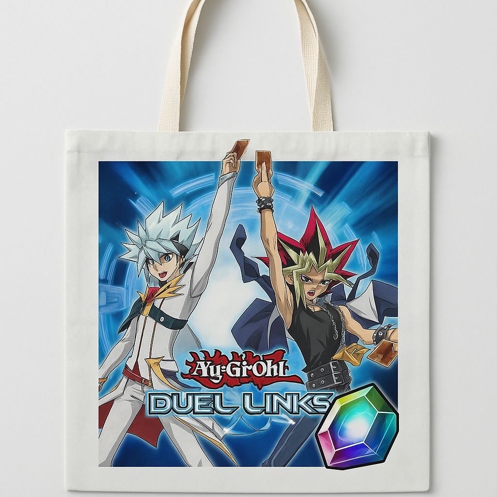 Totebag Rantai Tanding Yami Yugi DL Seto Kaiba Duel Links Link Yugioh Yu-Gi-Oh