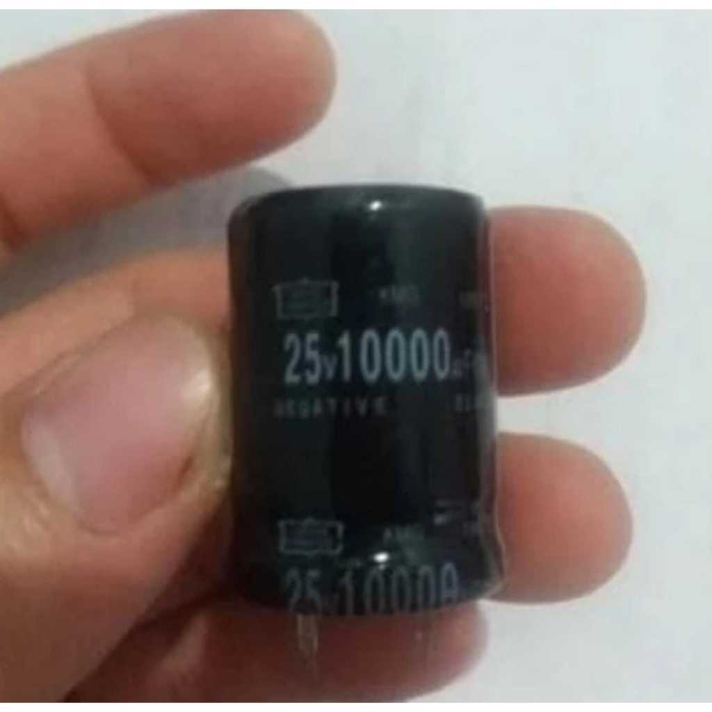 RI0731 elco elko 10000 25v 10000uf 25v 10.000 uf 25 volt nippon chemicon by PCM LTC GLODOK