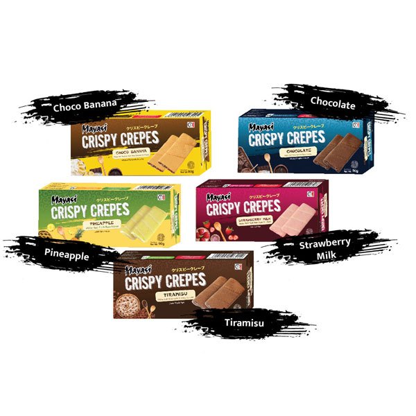 MAYASI CRISPY CREPES WAFER CREPES ALL VARIAN