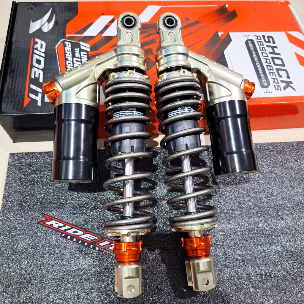 Shockbreaker Tabung Ride IT GP 277 NMAX Old Double Klik 330mm Shock Skok Belakang N Max