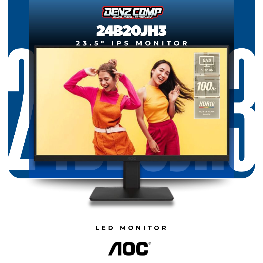 Monitor LED AOC 24B20JH3 - Full HD 24" Inch