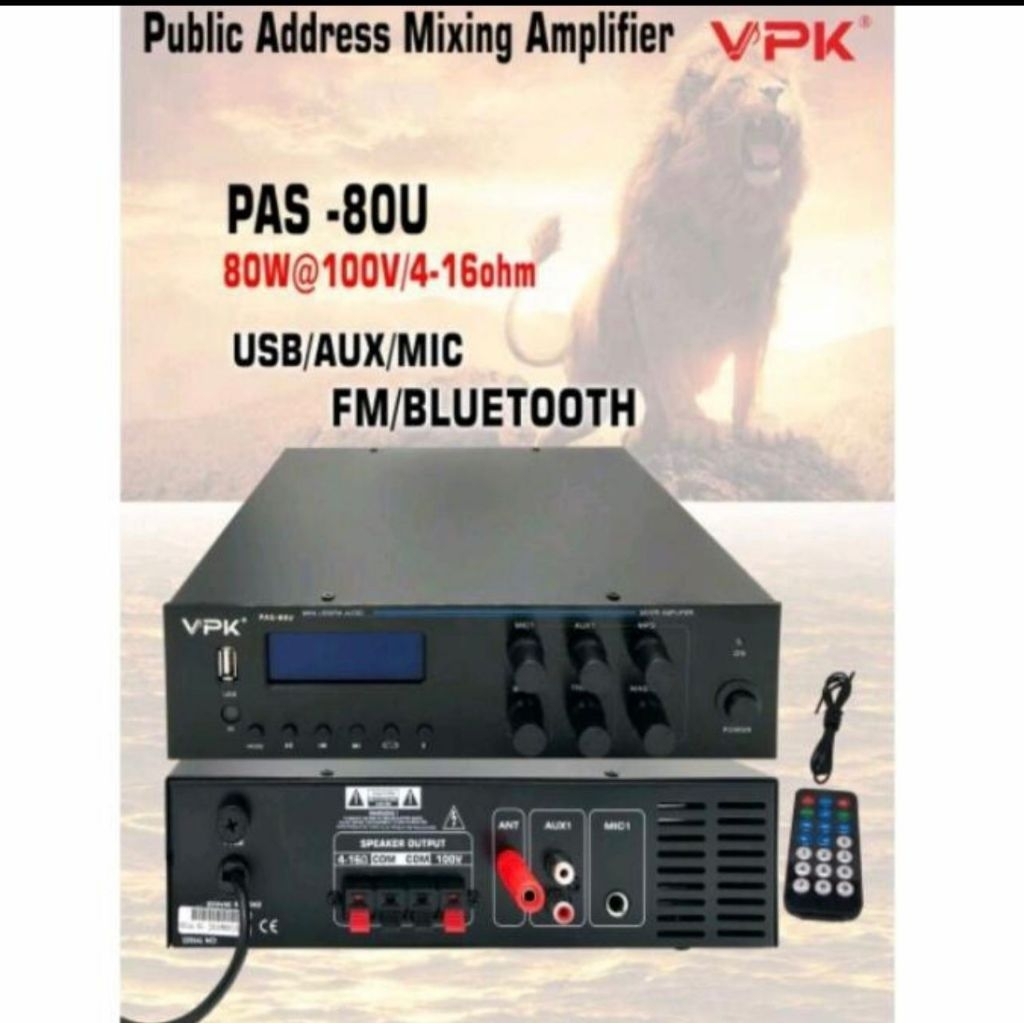 Amplifier VPK PAS 80 U Original