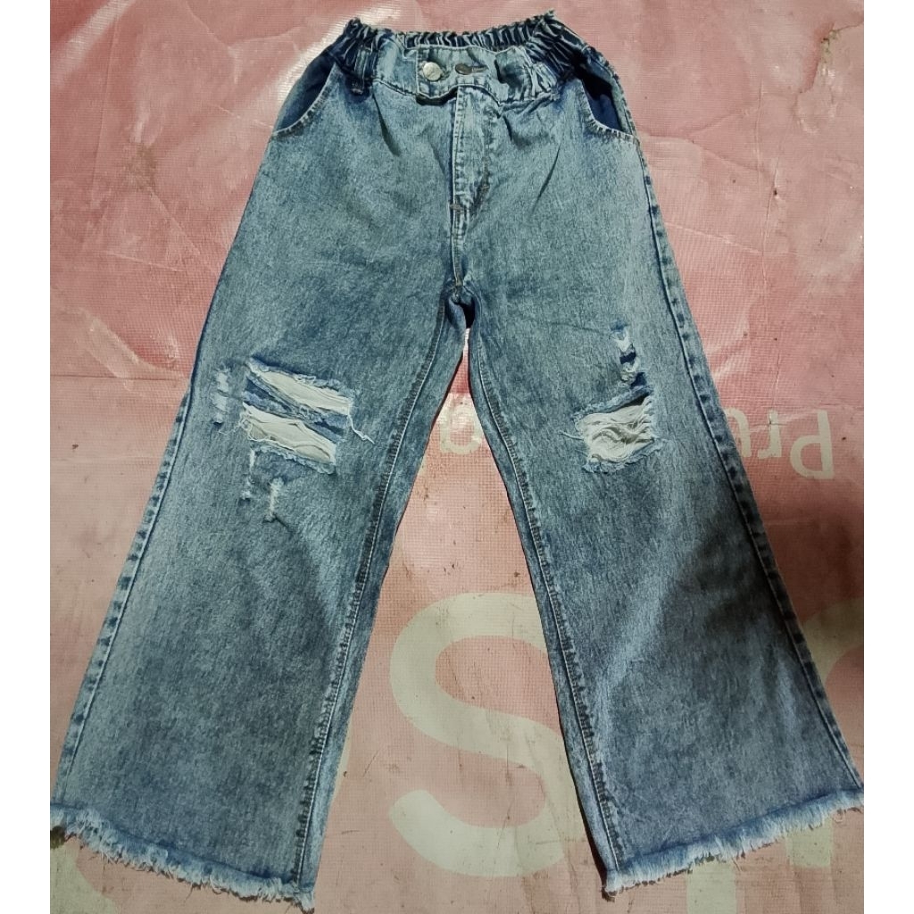 Preloved celana levis kulot wanita