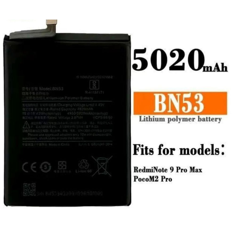 Battery Batre Hp Xiaomi Redmi Note 9 Original Batrai Handphone Ori