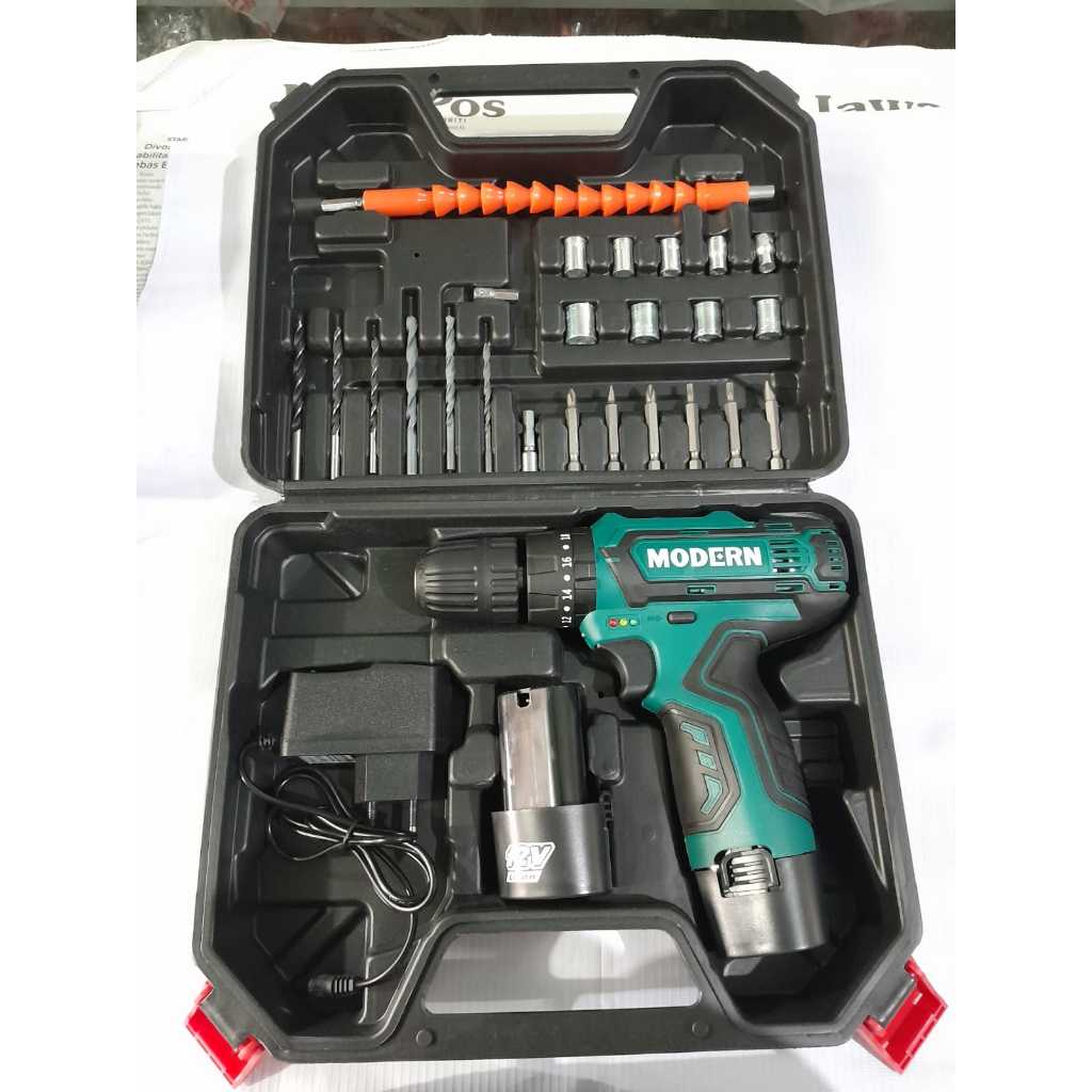 Modern Bor Cas Tembok 12V M-15 Impact 10mm