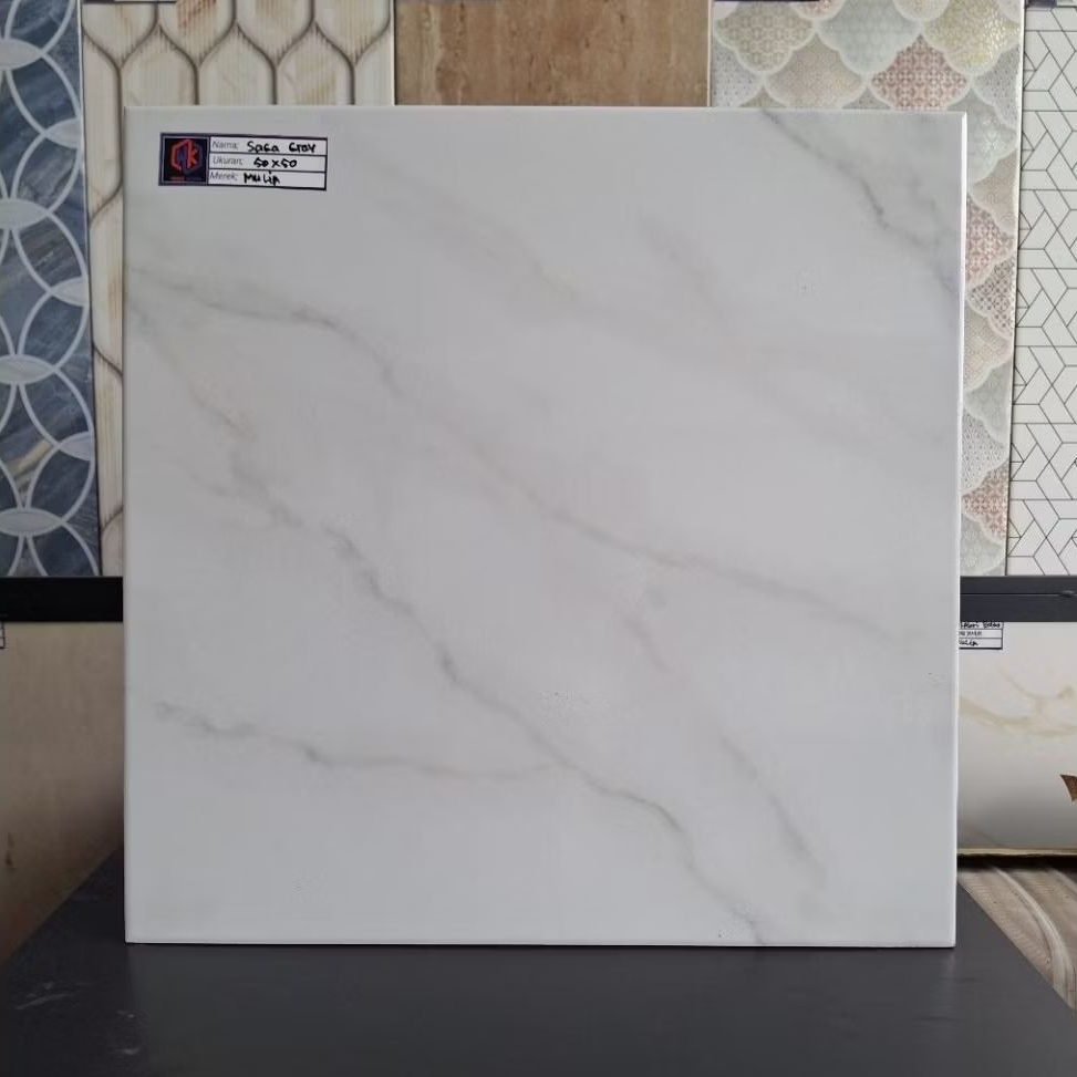 Keramik Lantai 50x50 Saga Grey || Spectrum