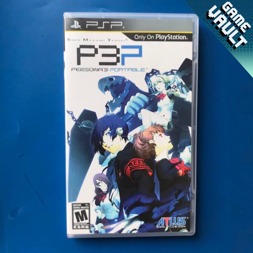 Persona 3 Portable PSP UMD Game Original games cd kaset