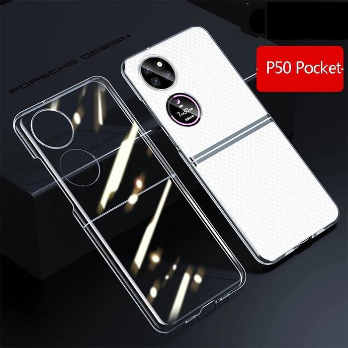 MD-Huawei P50 Pocket Crystal Clear Hard PC Slim Case