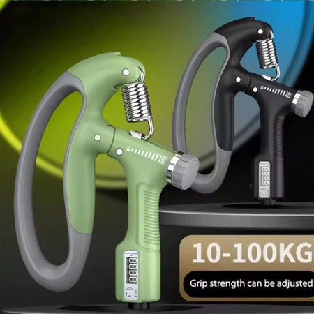 Hand Grip Exerciser Digital Counter 100kg Adjustable