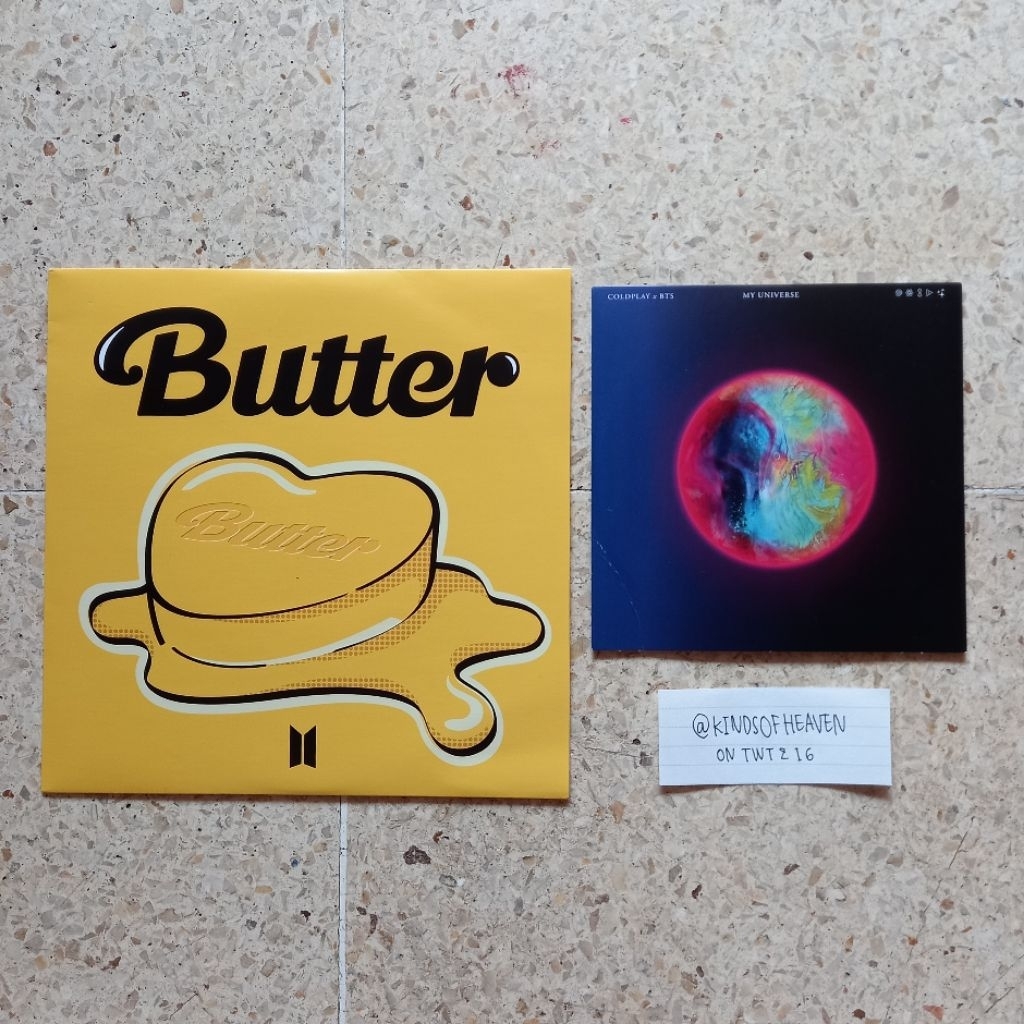 BUTTER VYNIL | CD COLDPLAY X BTS