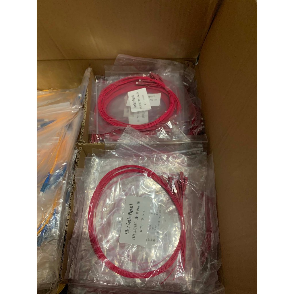 Pigtail LC OM4 Multimode 50/125um 1 meter - Pigtail FO