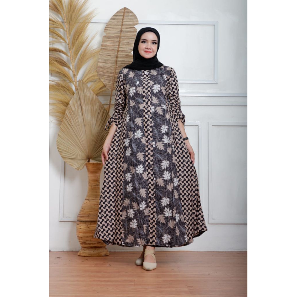 Gamis katun batik solo