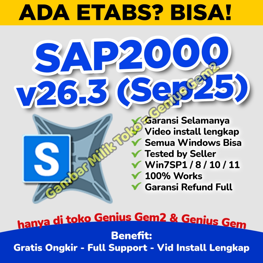 SAP2000 SAP 2000 FULL WIN VERSION