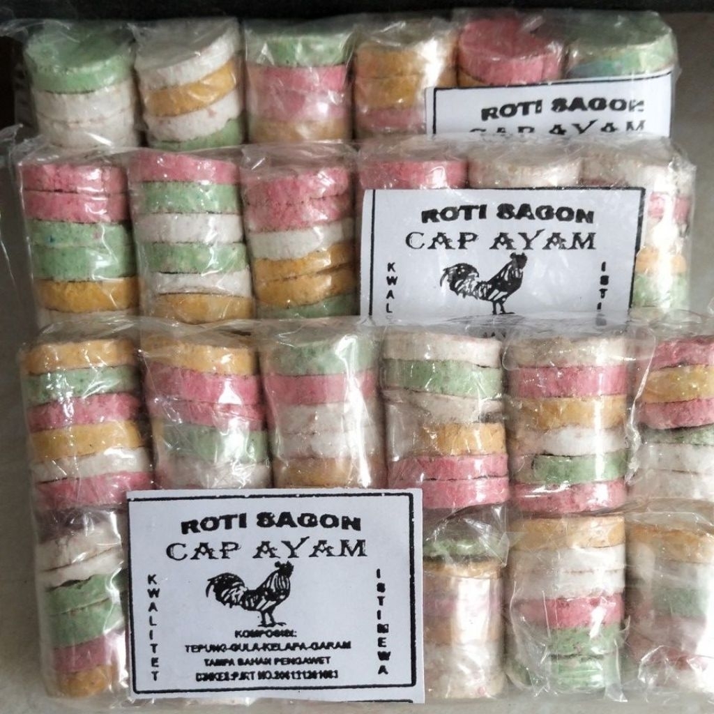 

KUE SAGON MINI WARNA WARNI ISI 12BKS