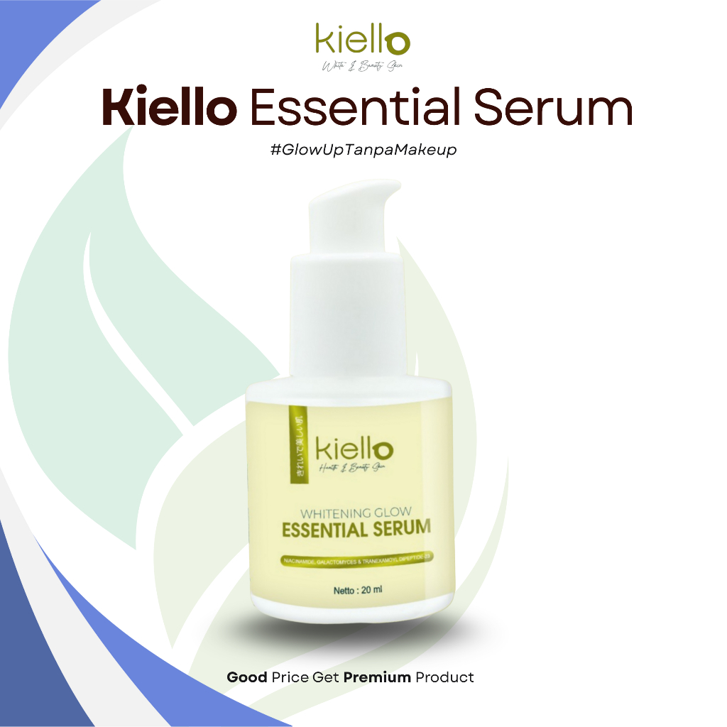 KIELLO Essential Serum Whitening Glowing 30ml Skincare Serum Whitening Cerah Alami