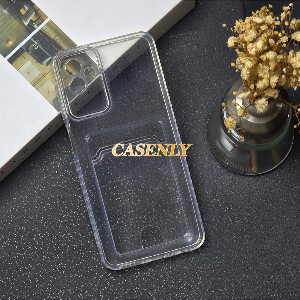 Case Slot Kartu / Card Case Bening Samsung A04 Samsung A04E Samsung A04S Samsung A10S Samsung A22 4G