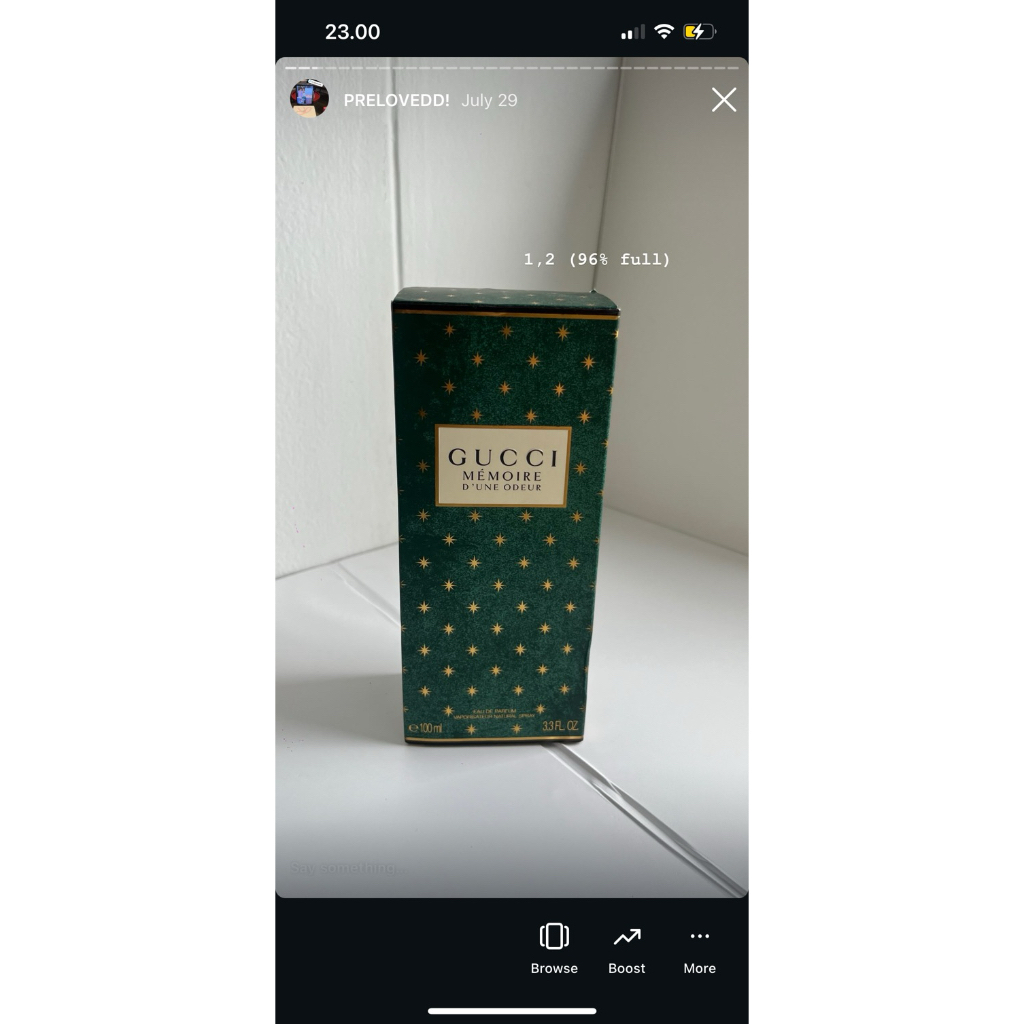 Gucci memoire parfume