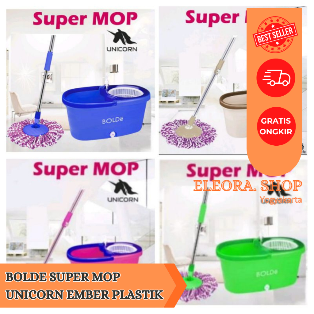 BOLDE SUPER MOP UNICORN / ALAT PEL BOLDE SUPER MOP
