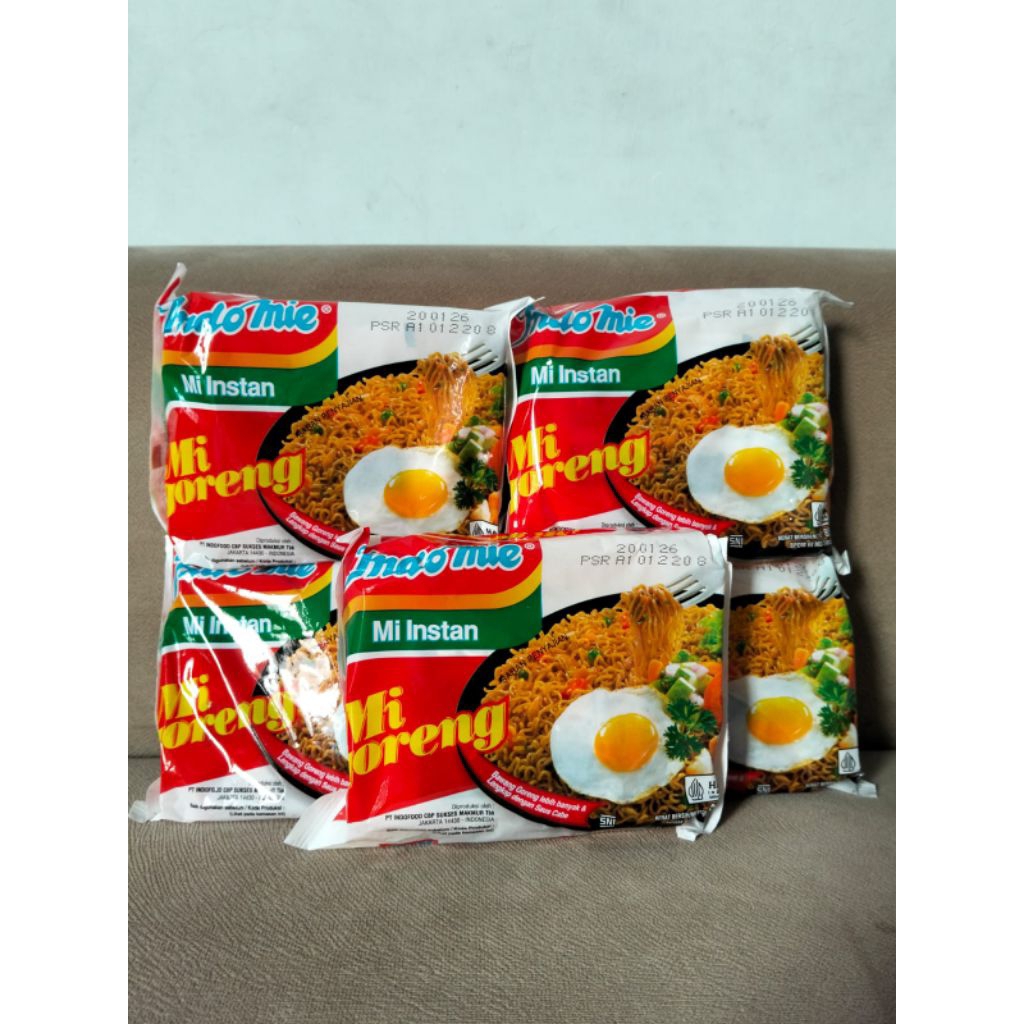 

Indomie Goreng Original - Mi Instan Legendaris (Paket isi 5)