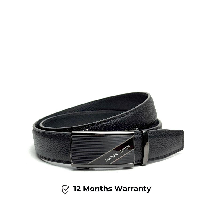 Lombardi Giovanni - Ikat Pinggang Kulit Pria - Automatic Belt Marco - Belt Pria