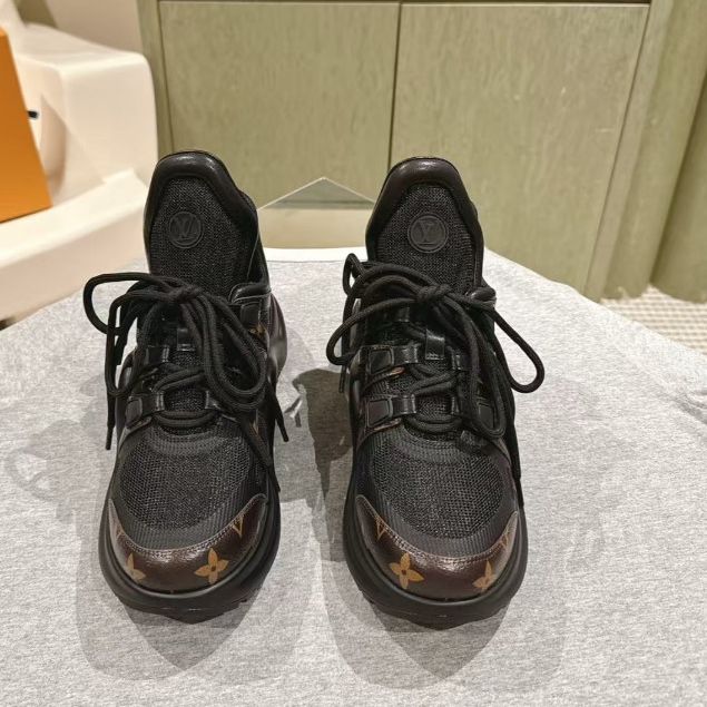 VVIP quality L * * S/V * * N Archlight round toe lace up low cut sports and leisure shoes for women,