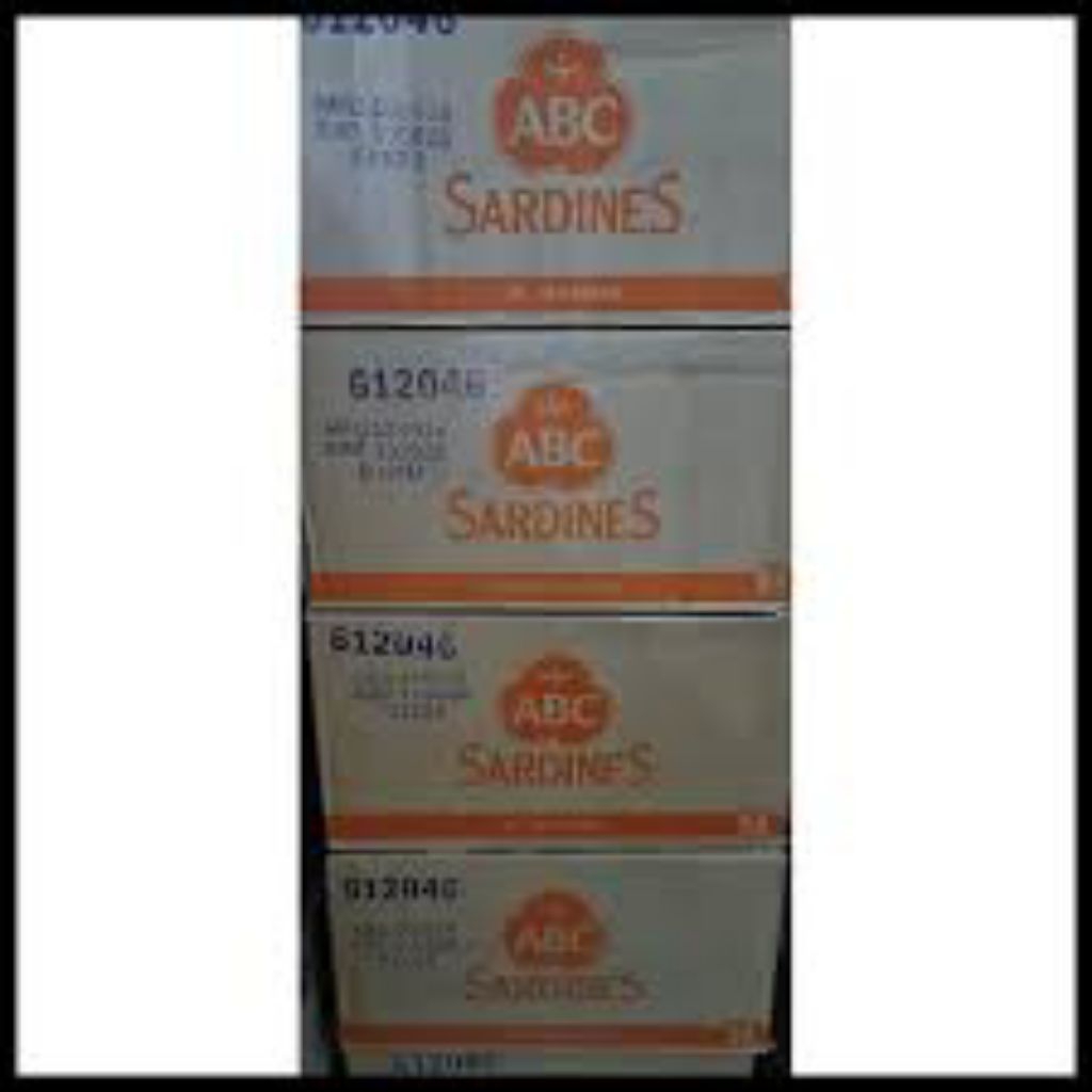 Sarden ABC 425gr Harga Perkarton Isi 24 Kaleng