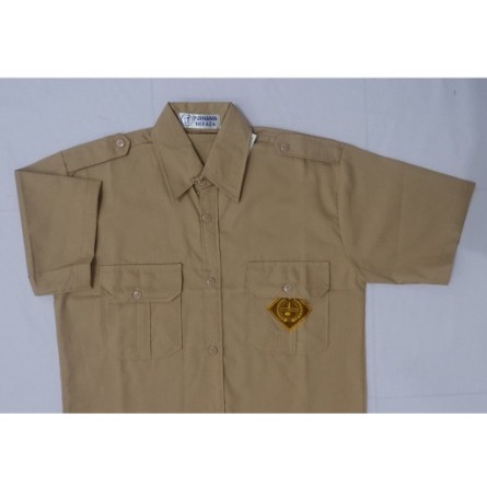 baju pramuka lengen pendek seragam sekolah SDSMPSMA.kain oxford