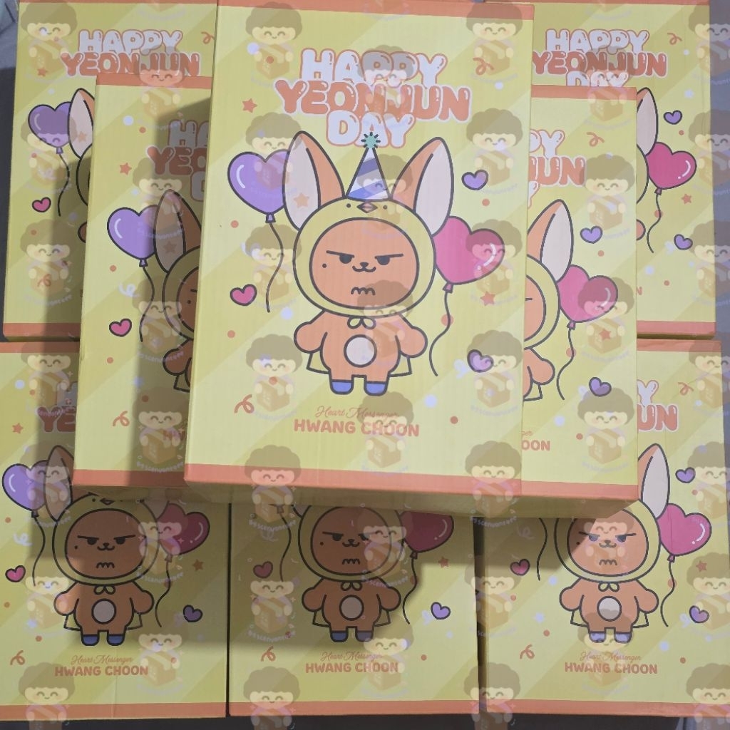 READY STOCK HWANG CHOON PLUSH SET HWANGCHOON PLUSH DOLL YEONJUN TXT TOMORROW X TOGETHER