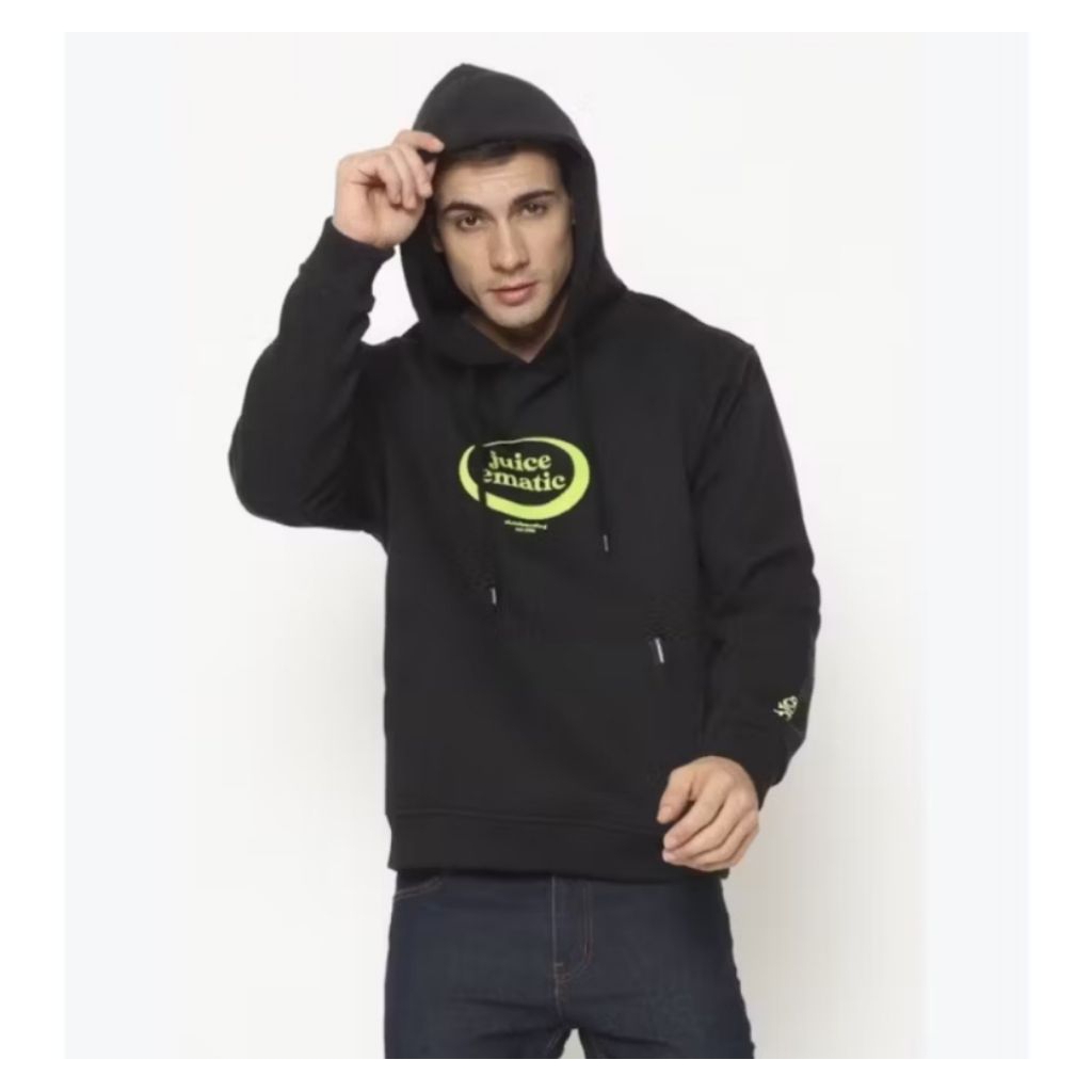 Hoodie Jaket Juice ematic MERO Original Black
