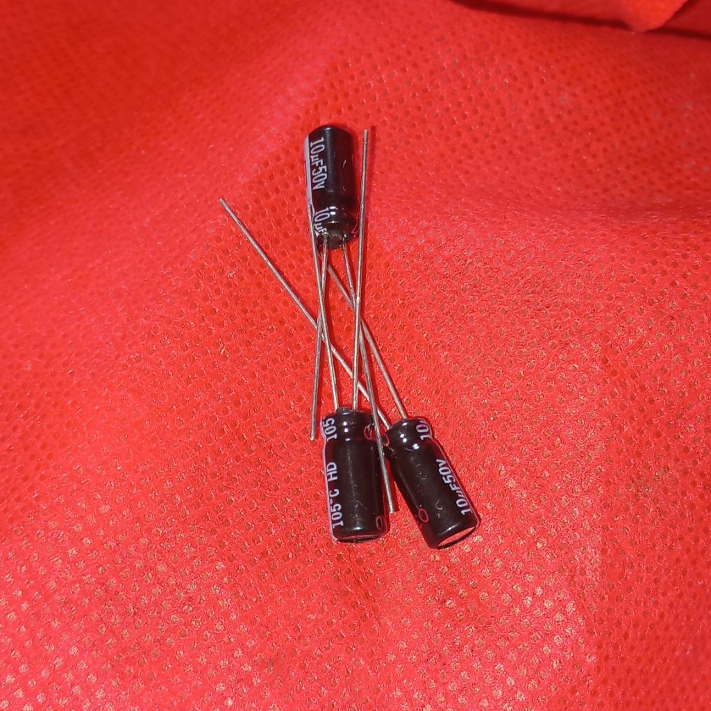 elko panasonic 10uf 50v original japan mastushita elco panasonik 10u 10 1