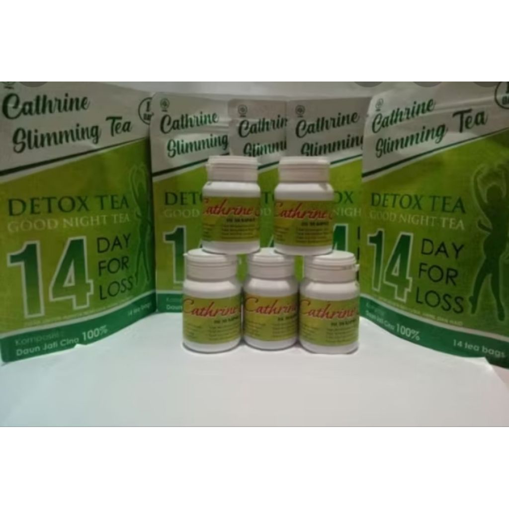 5 botol kapsul catherine slim