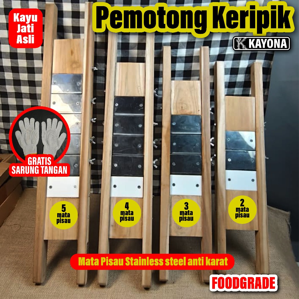 PEMOTONG KERIPIK PISANG PISAU TAJAM
