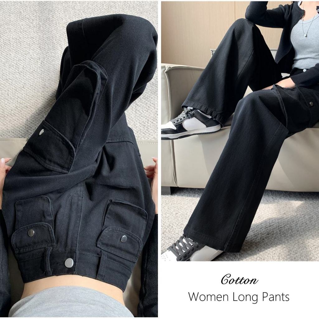 Celana Cargo Wanita Korean Style – Cargo Pants Wanita Korea